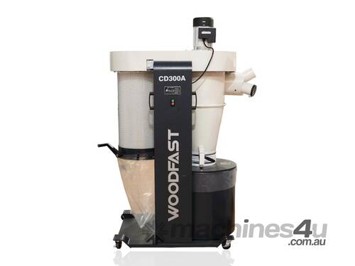 caption Industrial Cyclone Dust Collector / Extractor CD300A by Woodfast