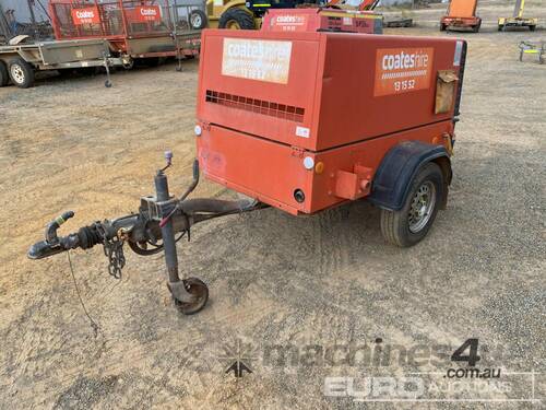 Compair C42 150CFM Single Axle Compressor