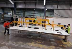 ROVER RV For Caravan Roof Placement During Manufacture - Vacuum Lifting Australia
