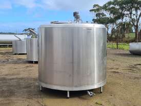 4500lt STAINLESS STEEL TANK, MILK VAT (will hold 4800lt)  - picture0' - Click to enlarge