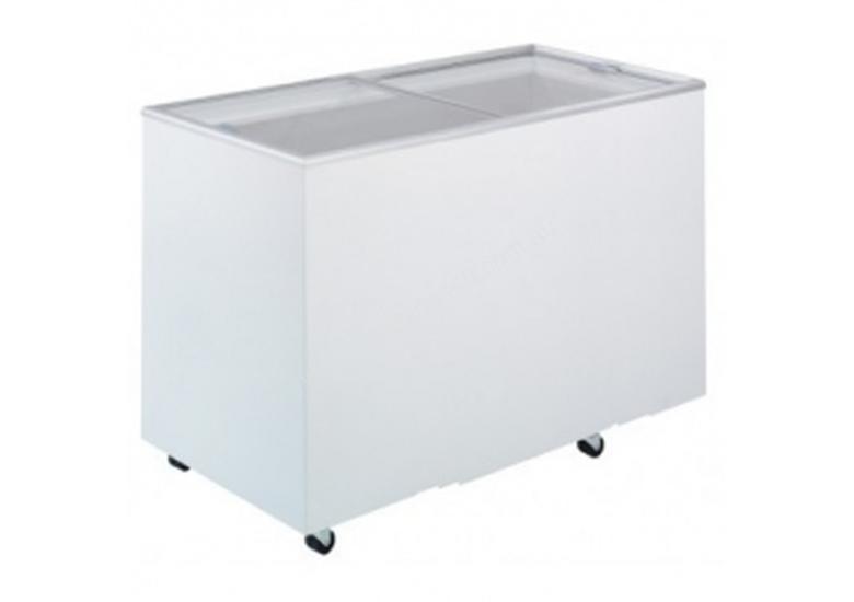 caption Bromic CF0400FTFG Flat Glass Top Chest Freezer - 401 Litre