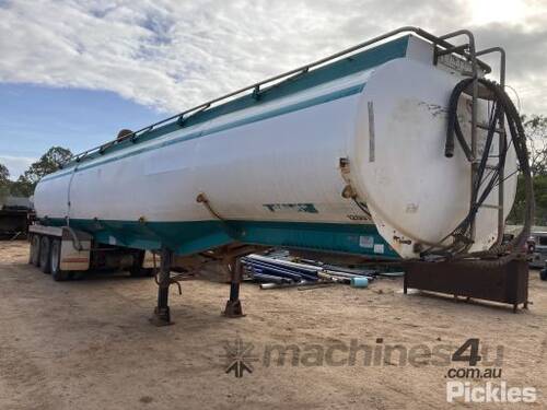 1996 Tieman Tri Axle Tanker Tri Axle Water Tanker Trailer