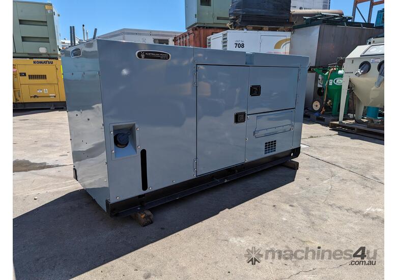 caption 65 KVA DENYO (JAPAN) ISUZU SILENCED DIESEL GENERATOR GOOD CONDITION FRACTION OF NEW COST