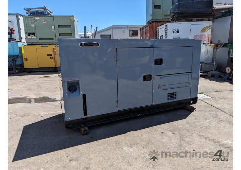caption 65 KVA DENYO (JAPAN) ISUZU SILENCED DIESEL GENERATOR GOOD CONDITION FRACTION OF NEW COST