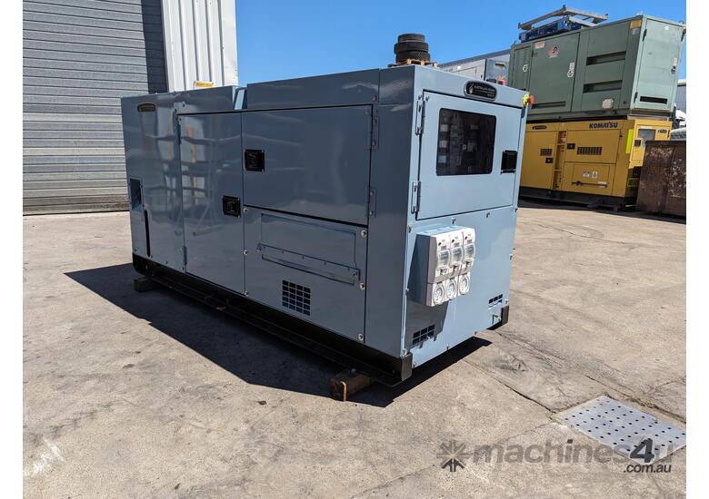 caption 65 KVA DENYO (JAPAN) ISUZU SILENCED DIESEL GENERATOR GOOD CONDITION FRACTION OF NEW COST