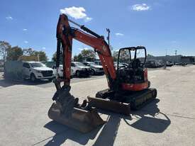 Kubota U55  Diesel complete with additional Buckets and Augers - picture0' - Click to enlarge