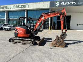 Kubota U55  Diesel complete with additional Buckets and Augers - picture1' - Click to enlarge