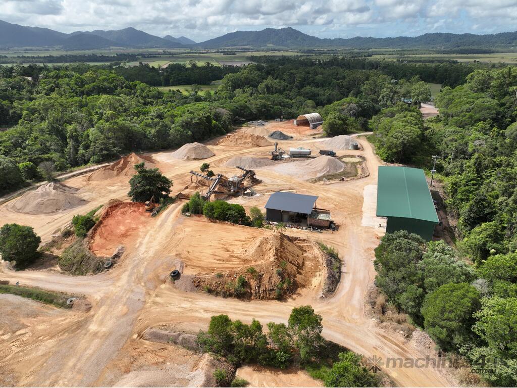 Used FREE HOLD QUARRY FOR SALE NORTH QUEENSLAND Crushing & Screening