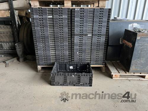 Pallet of Plastic Packing Crates