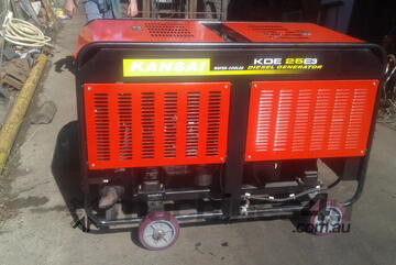 22 kva 3 phase , 415 volt , Kansai KDE 25 E3 , 4cyl diesel