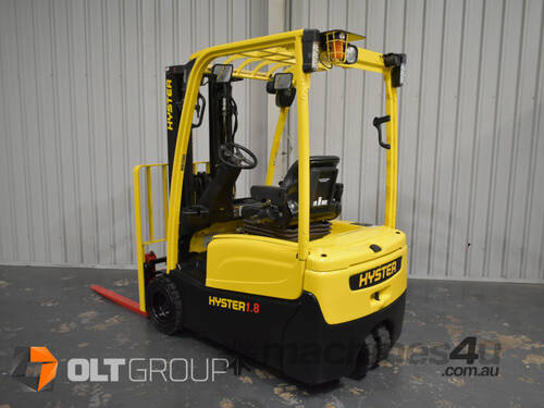 Hyster J1.8XNT Electric Forklift - NEW 2024 BATTERY - 1379hrs Excellent Operation and Condition
