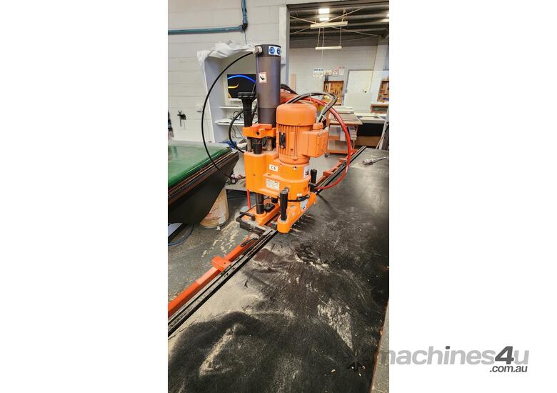 Used 2002 blum Blum Minipress Hinge drilling machine Combination