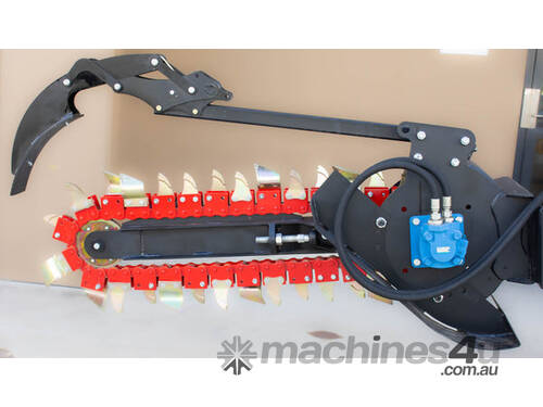 caption Trencher for Mini Loader - Dingo, Toro, Vermeer, Boxer & Viking