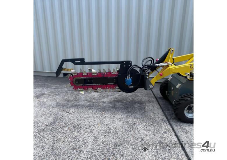 caption Trencher for Mini Loader - Dingo, Toro, Vermeer, Boxer & Viking
