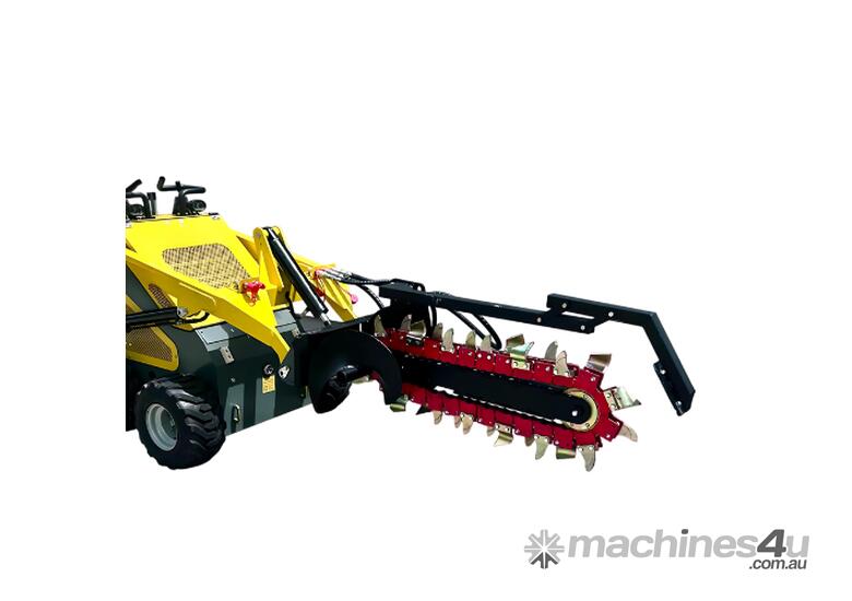caption Trencher for Mini Loader - Dingo, Toro, Vermeer, Boxer & Viking