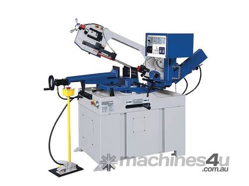 caption Bandsaw, 260mm Cap, Swivel Head, Dual Mitre, 2 Speed 415V 3PH, Semi Automatic - WE350DSA by ITM