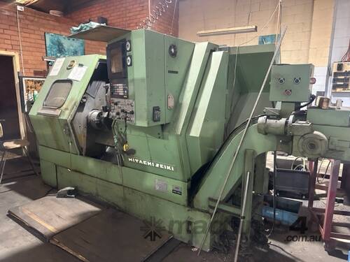 HITACHI HT 25- CNC LATHE FANUC CONTROL 