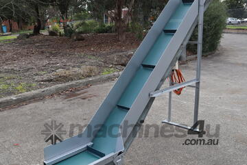 Motorised Incline Belt Conveyor - 2m High
