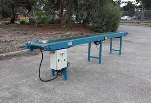 Long Motorised Belt Conveyor Variable Speed - 4.5m long - Tekforce
