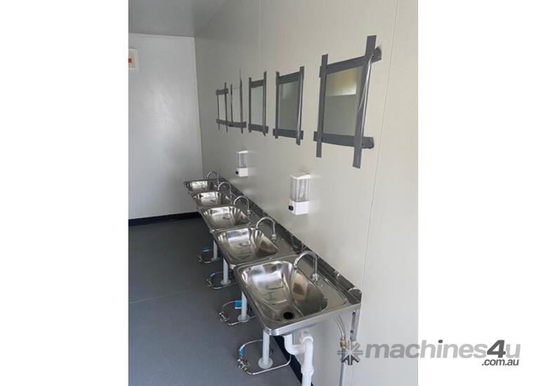 caption Auzbilt Female Portable Toilet Block: 6m x 3m, For Sale