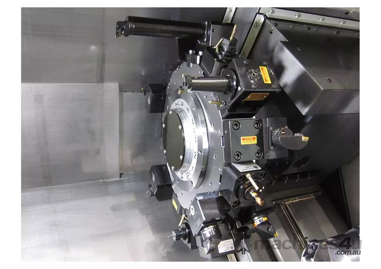 caption Nakamura-Tome AS200 Single Turret Y Axis Milling Machine - Turning and Milling with Full Power