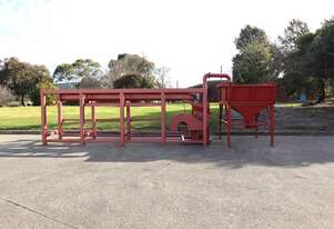 Agricultural Pulverising Line with Auger, Hammer Mill, Blower, and Hopper Feeder