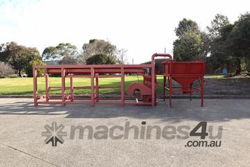 Agricultural Pulverising Line with Auger, Hammer Mill, Blower, and Hopper Feeder