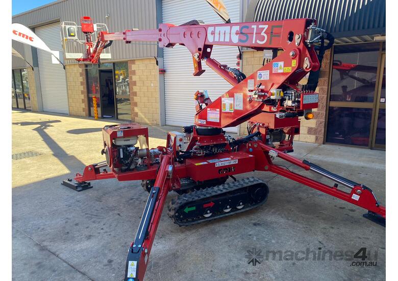 caption Used 2022 model CMC S13F - 12.9m Spider Lift