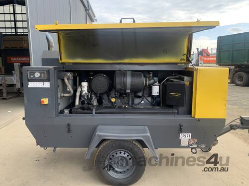 caption GAAMBEN - ATLAS COPCO COMPRESSOR XAS375 - 111HP 82KW DEUTZ ENGINE
