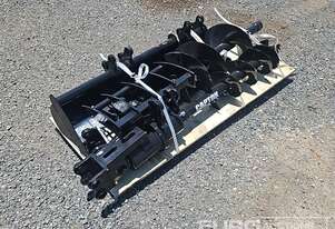 Unused 2024 Captok Selection of Mini Excavator Attachments, QTY (8of) , Rake, Ripper, Auger,12inch A