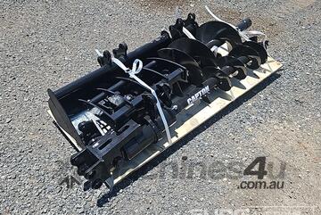 Unused 2024 Captok Selection of Mini Excavator Attachments, QTY (8of) , Rake, Ripper, Auger,12inch A