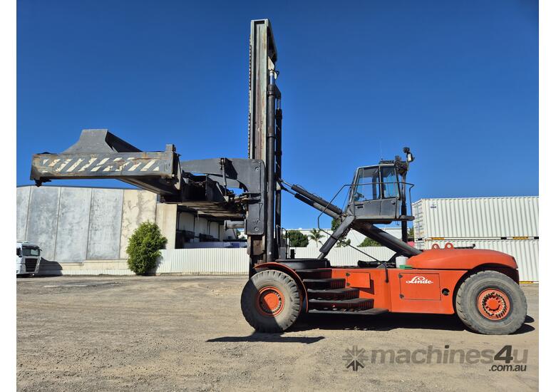 caption Linde Laden Container Handler