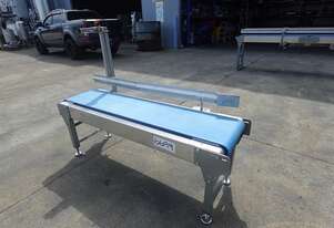 Flat Belt Conveyor, 1600mm L x 330mm W x 600mm H