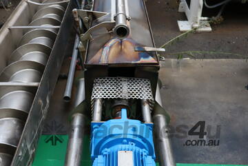Stainless Steel Auger Screw Conveyor - 5.5m Long
