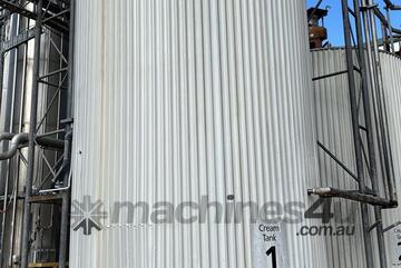 Insulated stainless steel cream tank 49KL capacity with Agitator