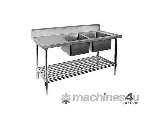 Modular System Double Right Sink Bench With Pot Undershelf Dsb7 1500R/A