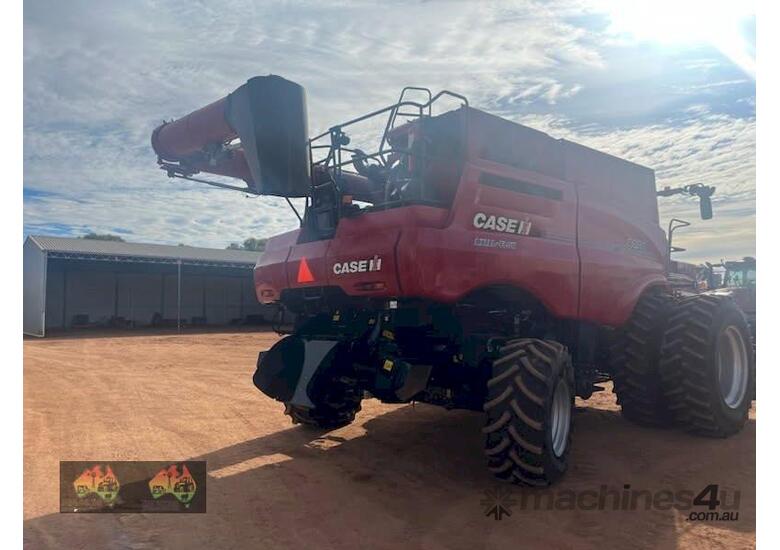 caption (8996) MY 2021 Caseih 8250 & D140 Macdon ( Note NO BUYERS PREMIUM ON THIS LOT )