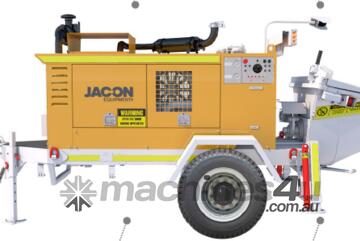 JACON S45 TRAILER MOUNTED CONCRETE PUMP - $70,000 + GST