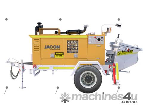 JACON S45 TRAILER MOUNTED CONCRETE PUMP - $70,000 + GST