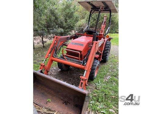 caption Used Kubota Backhoe for Sale