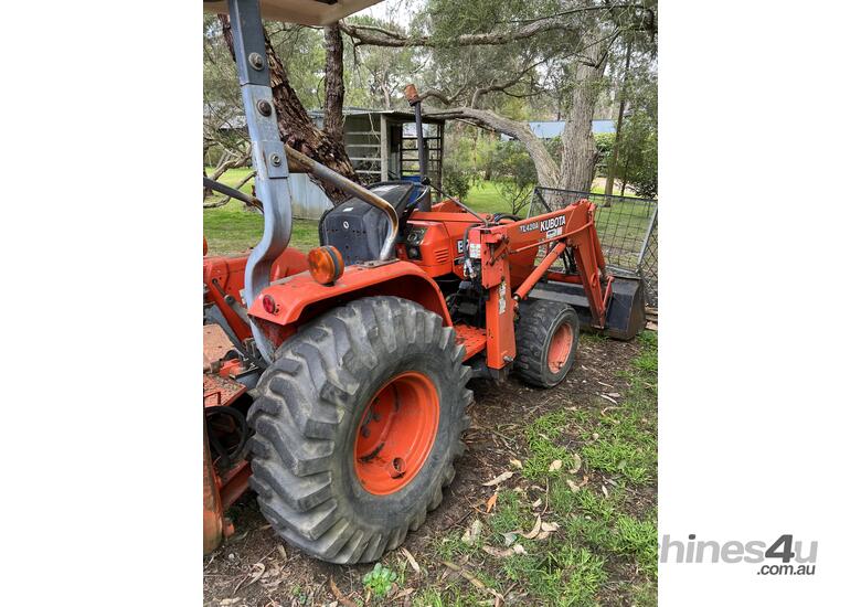 caption Used Kubota Backhoe for Sale