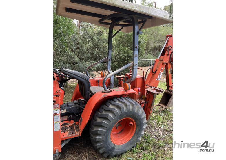 caption Used Kubota Backhoe for Sale