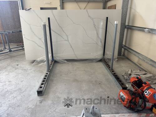 Finished Goods Rack with Ambassador Stone