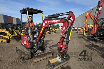 2022 YANMAR VIO17 1.8T EXCAVATOR (M850) WITH TILTING HITCH, BUCKETS AND LOW 765 HOURS