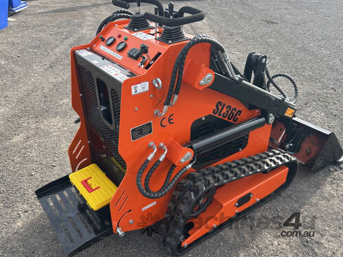 caption Mini skid steer