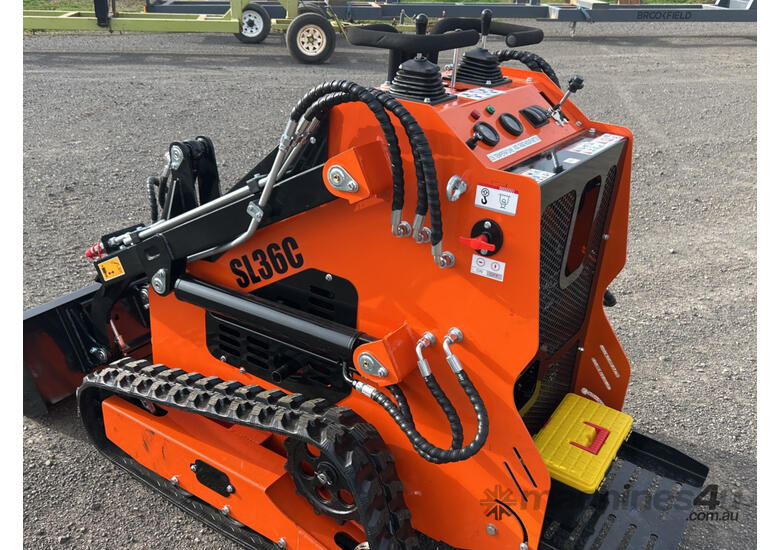 caption Mini skid steer