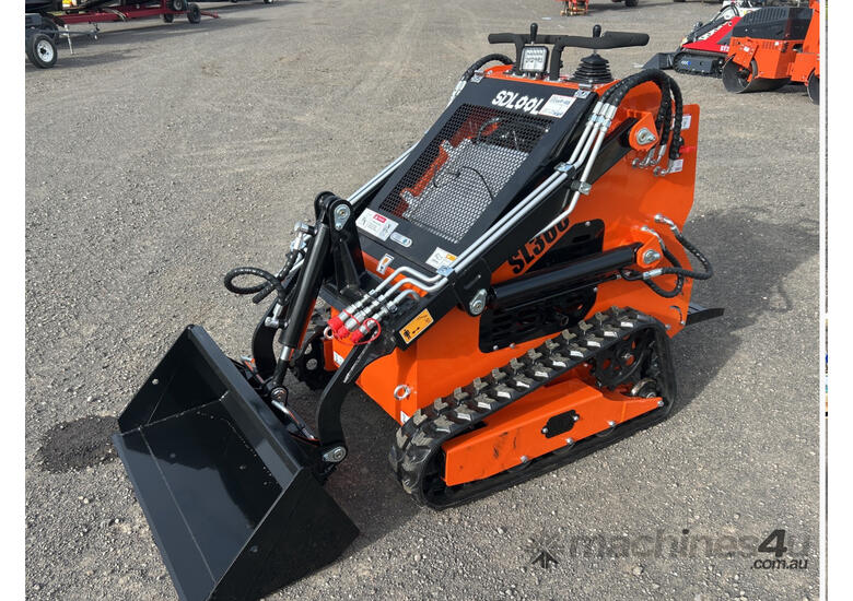 caption Mini skid steer