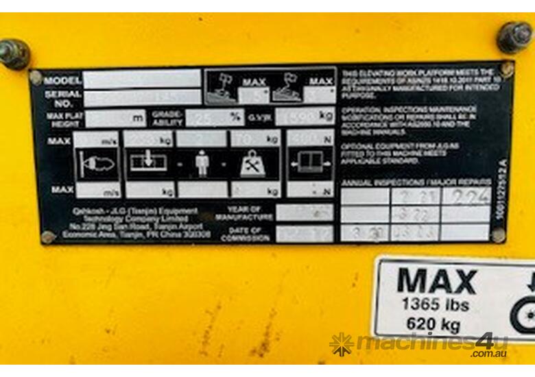 JLG R6 Used 19ft Scissor Lift, low hours in great Conditon