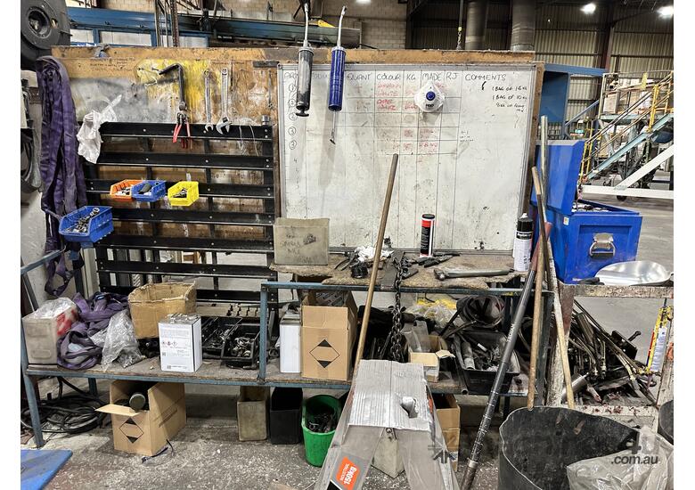 Contingency For Work benches and And Storage Cabinets (Large Production Area)(Excludes Contents)