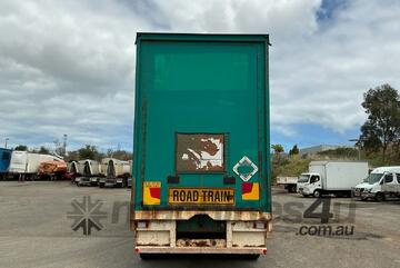 2012 Vawdrey VB S3 Tri Axle Drop Deck Curtainside Trailer